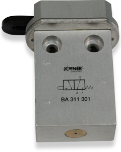 Valve 1/8" G 1/8" w/ adapter f/ manual ctrl. element